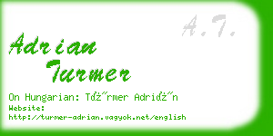 adrian turmer business card